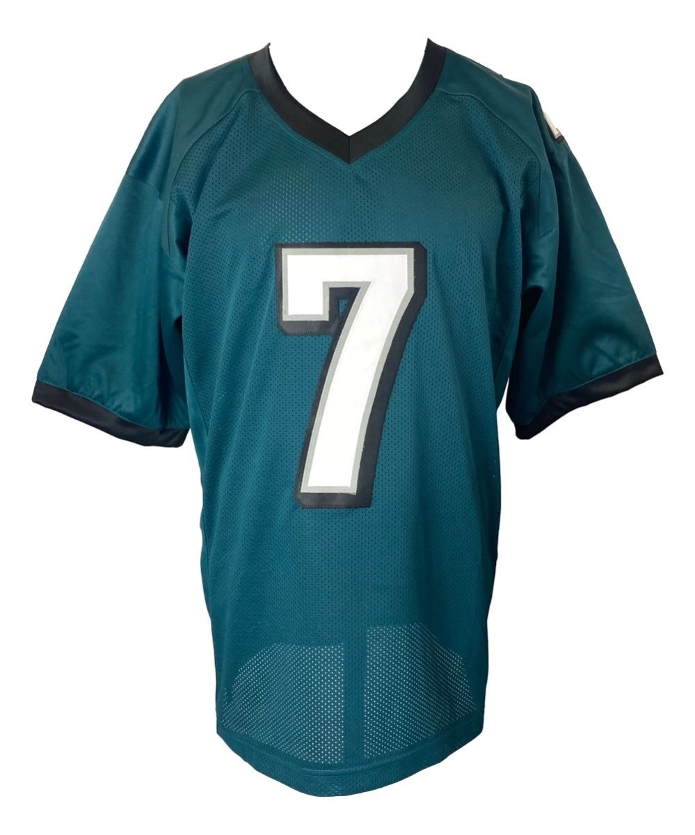 Authentic Michael Vick Philadelphia Eagles Signed Green Football Jersey with COA - Perfect for NFL Memorabilia Collectors and Eagles Fans Display