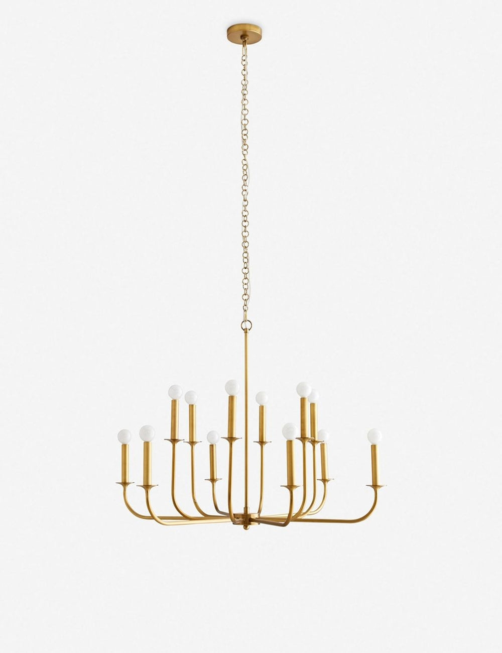 Arteriors Breck Chandelier - Elegant Crystal Ceiling Light Fixture for Dining Room & Living Room Decor