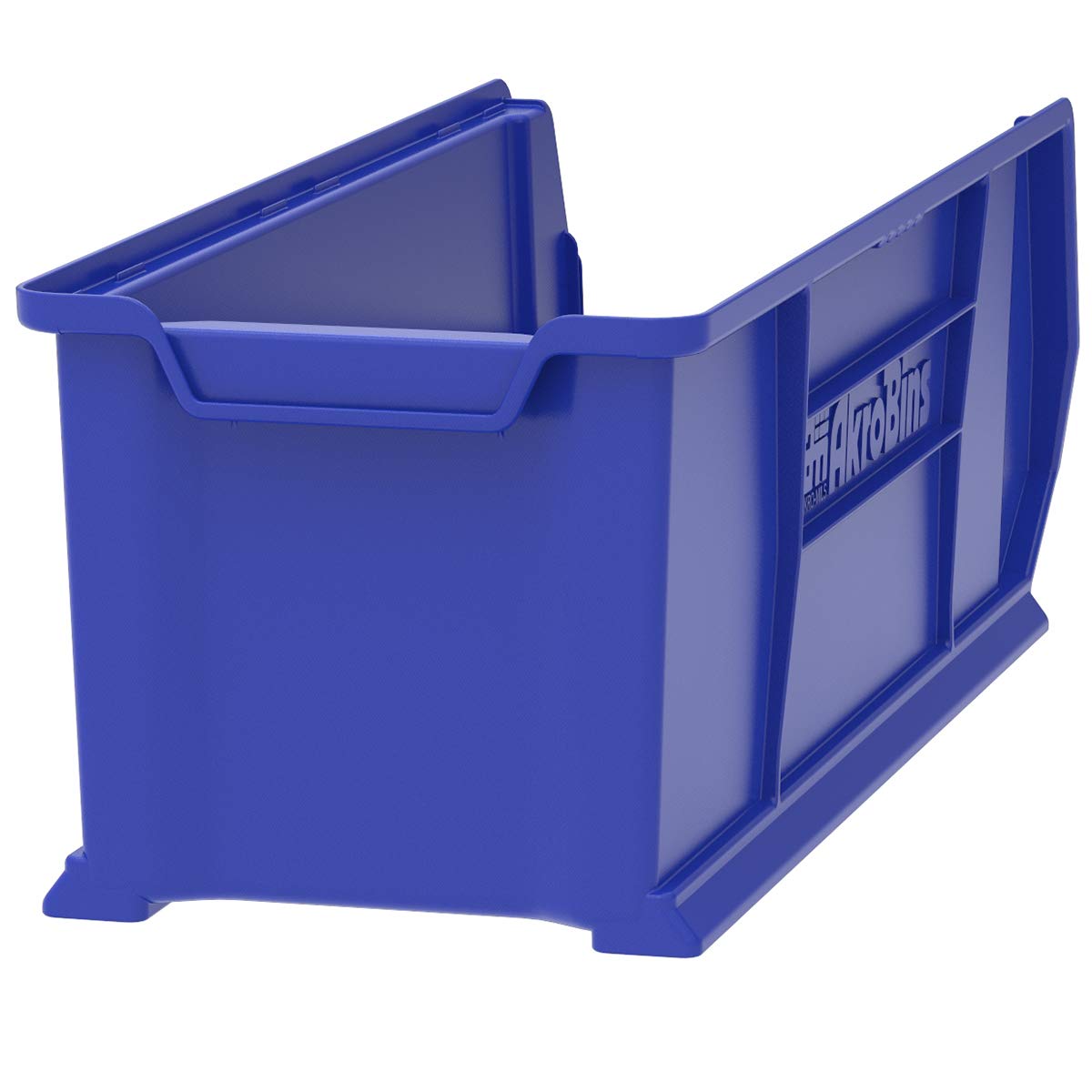 Akro-Mils 30292 Large Plastic Storage Bins - 4-Pack Stackable Organizer Bins for Garage, Classroom, Warehouse (30