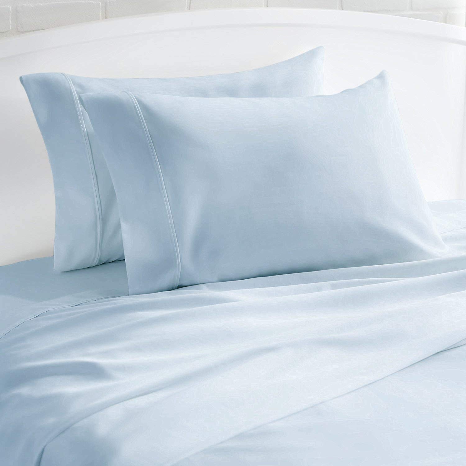 Premium Egyptian Cotton Sateen Pillowcases - Pack of 2 Queen Oversized (23