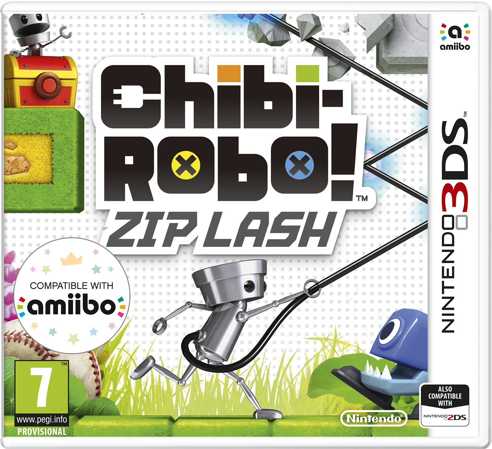 Chibi-Robo! Zip Lash - Nintendo 3DS Game (UK Edition) | Fun Adventure Platformer for Kids & Collectors | Perfect for Travel & Family Gaming