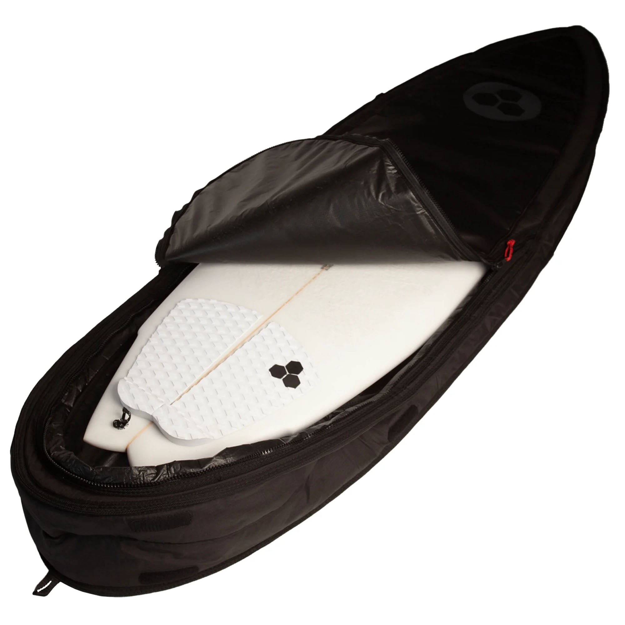 Channel Islands Traveler Single/Double Shortboard Surfboard Bag - Waterproof & Padded Protection for Surfboards 5'0