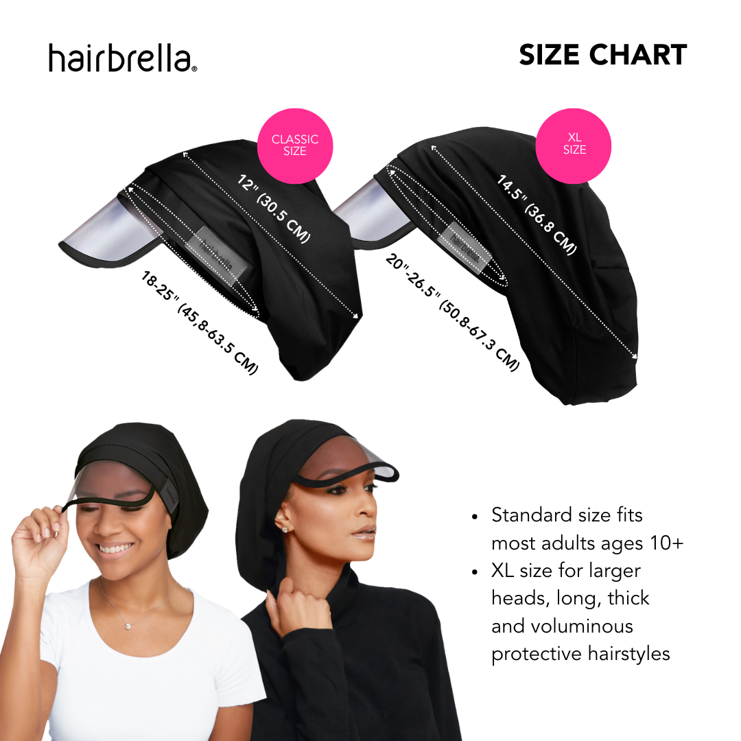 Bundle and Save: Hairbrella Satin-Lined Waterproof Rain Hat for Women - Perfect for Outdoor Activities, Commuting & Bad Weather Protection