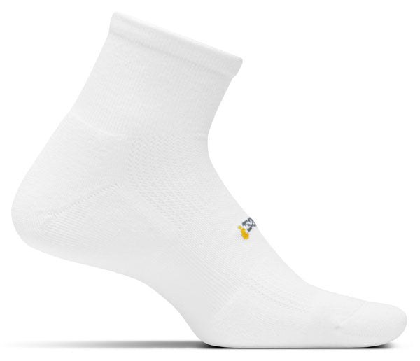 Feetures High Performance Max Cushion Quarter Socks - Running, Hiking & Athletic Support for Men & Women - Perfect for Marathon, Gym & Outdoor Activities