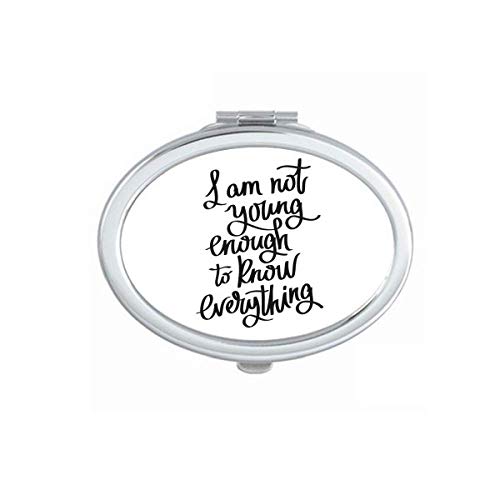 DIYthinker Portable Folding Double-Sided Makeup Mirror - Compact Travel Vanity Mirror for Home, Office & Travel | Perfect for Makeup, Shaving & Grooming
