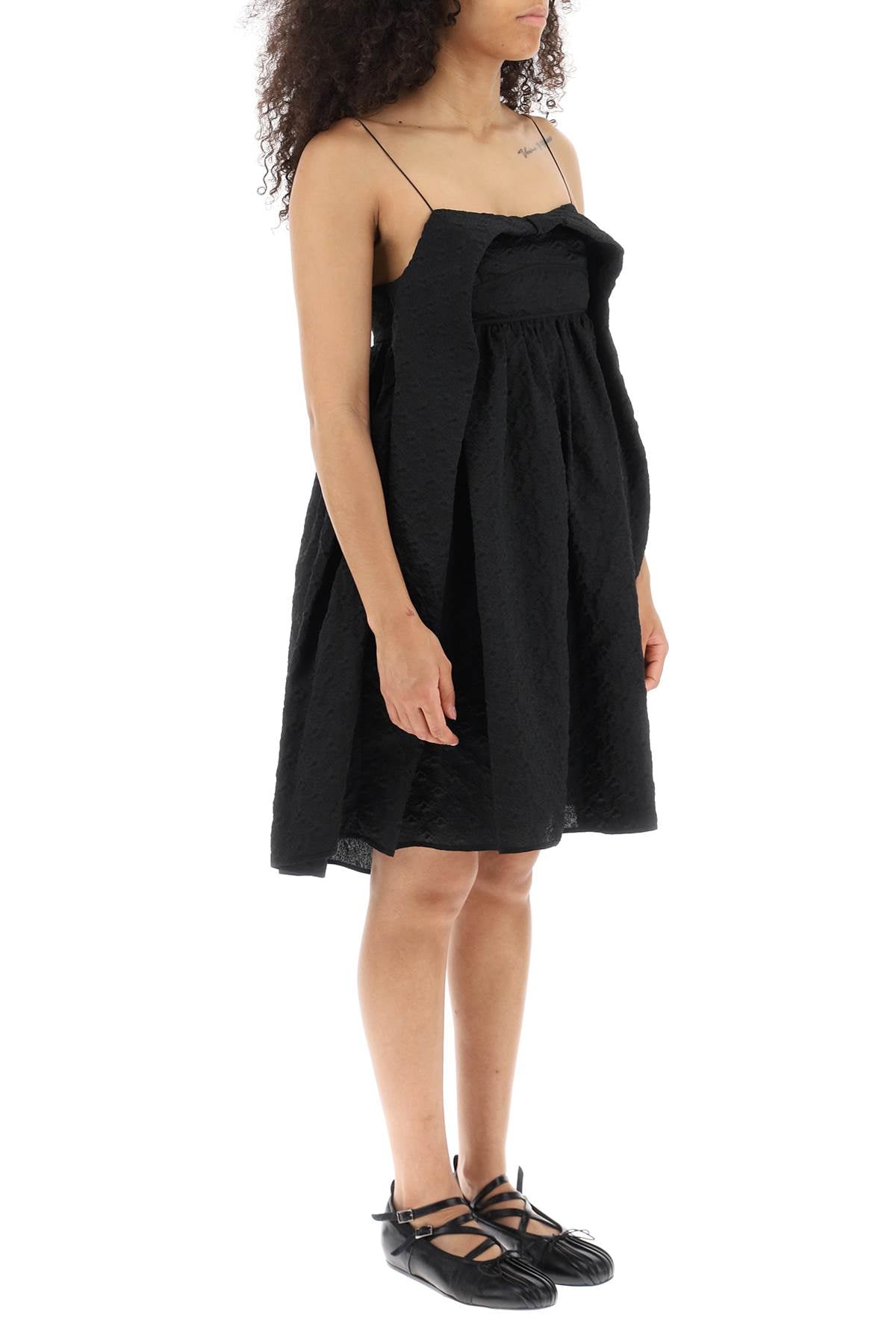 Cecilie Bahnsen Susu Matelassé Dress - Elegant Floral Embroidery for Women's Casual & Formal Wear