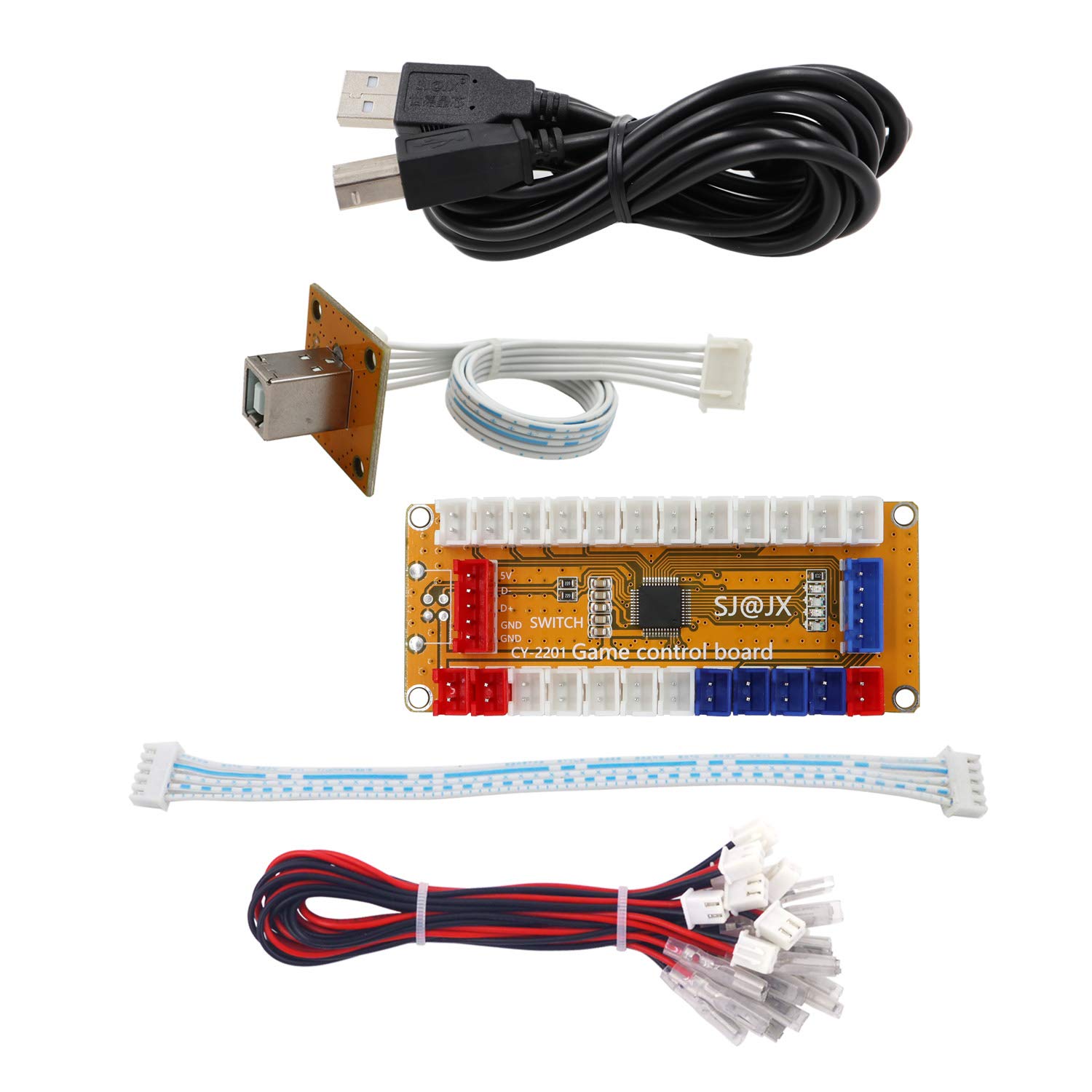 Zero Delay USB Arcade Game Encoder - Joystick & Button Controller for Nintendo Switch, PC, PS3, Raspberry Pi | Perfect for Retro Gaming & DIY Arcade Builds