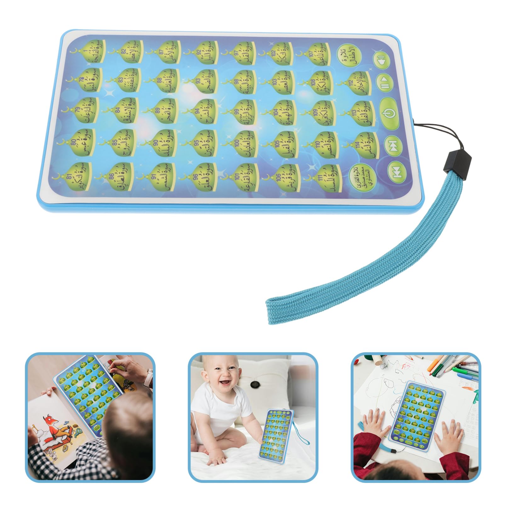 TOYANDONA Arabic Learning Electronic Book for Kids - Interactive Early Education Smart Book for Reading & Language Development - Perfect for Home & Classroom Use