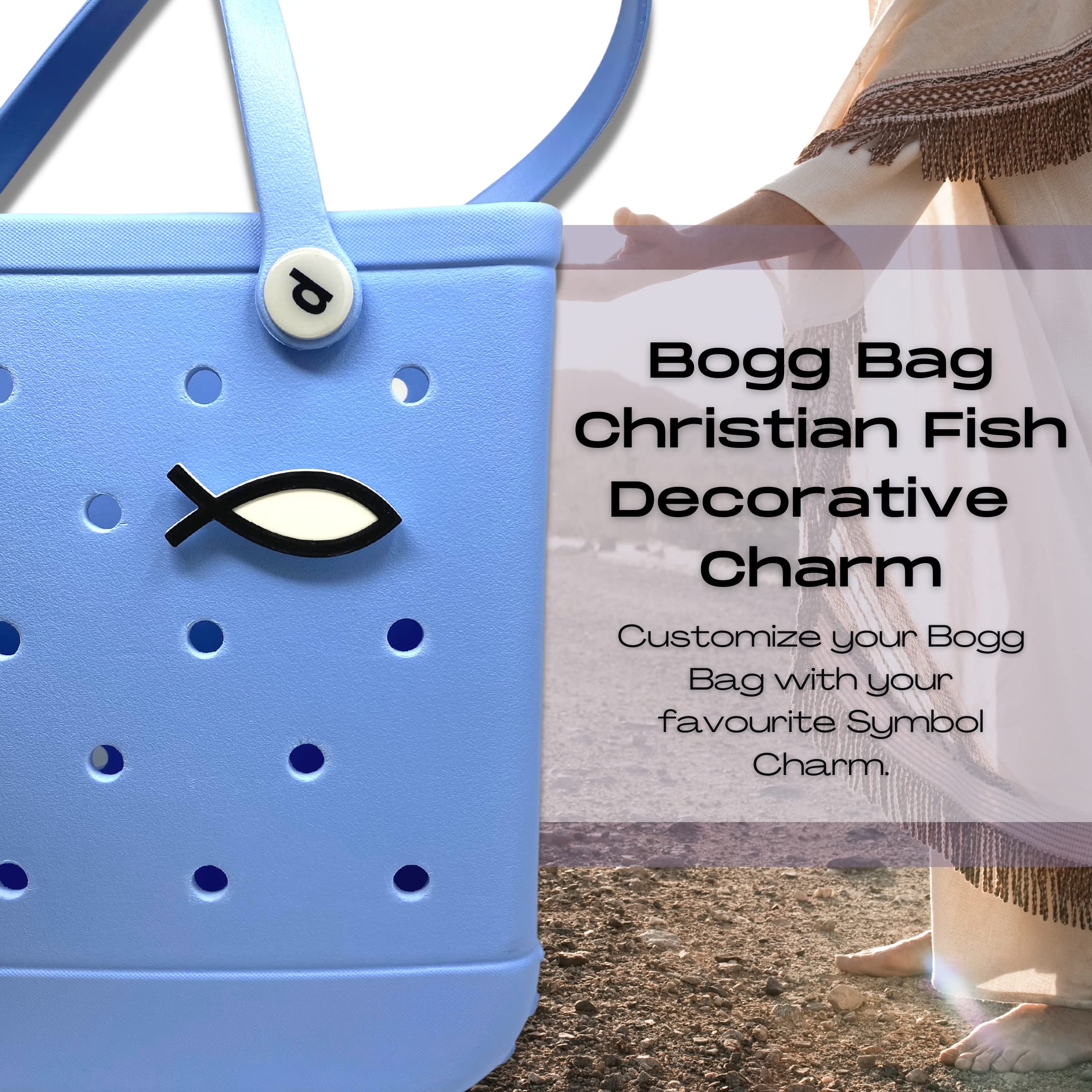FRESHe BOGLETS - Symbols and Shapes Charms - Decorative Bag Charms Compatible with Bogg Bags, Simply Southern & Other Tote Bags - Perfect for Beach Trips, Pool Parties & Summer Accessories