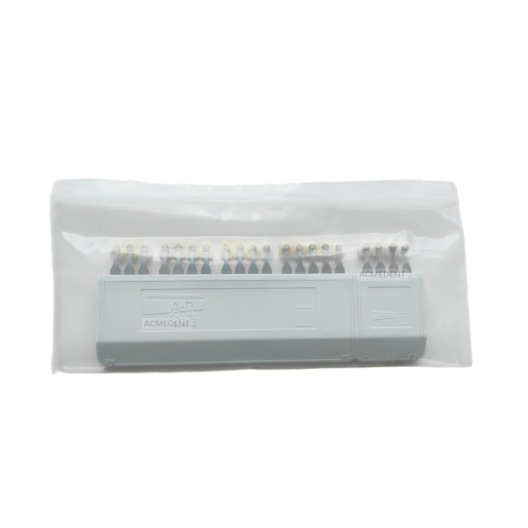 Ivoclar Style Dental Shade Guide - 16 Colors Porcelain Teeth Whitening Kit (4Pcs, A-D Shades) for Professional Teeth Whitening & Cosmetic Dentistry