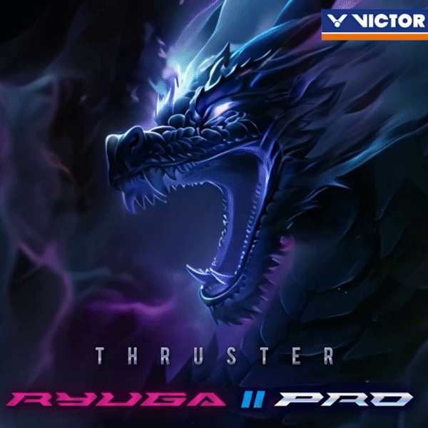 Victor Thruster K Ryuga II Pro Capsule Collection TK RYUGAII PRO CPS J (Grape Purple) - Premium Badminton Racket for Professional Players, Perfect for Competitive Tournaments and Training Sessions