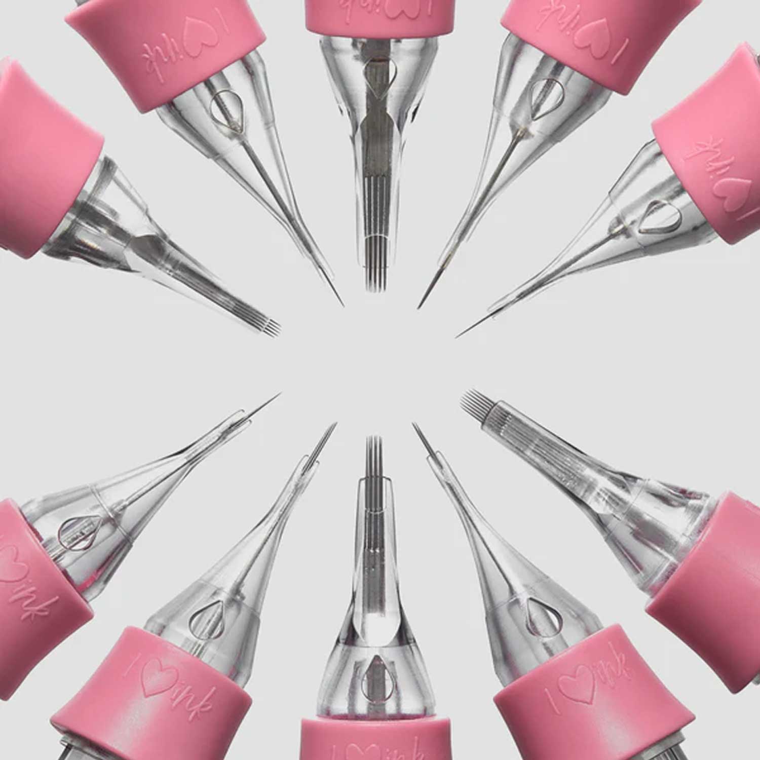 Tina Davies PIXL PMU Needle Cartridge Sampler - 10 Pack for Permanent Makeup & Microblading | Professional Tattoo Supplies for Eyebrows, Lips & Beauty Procedures