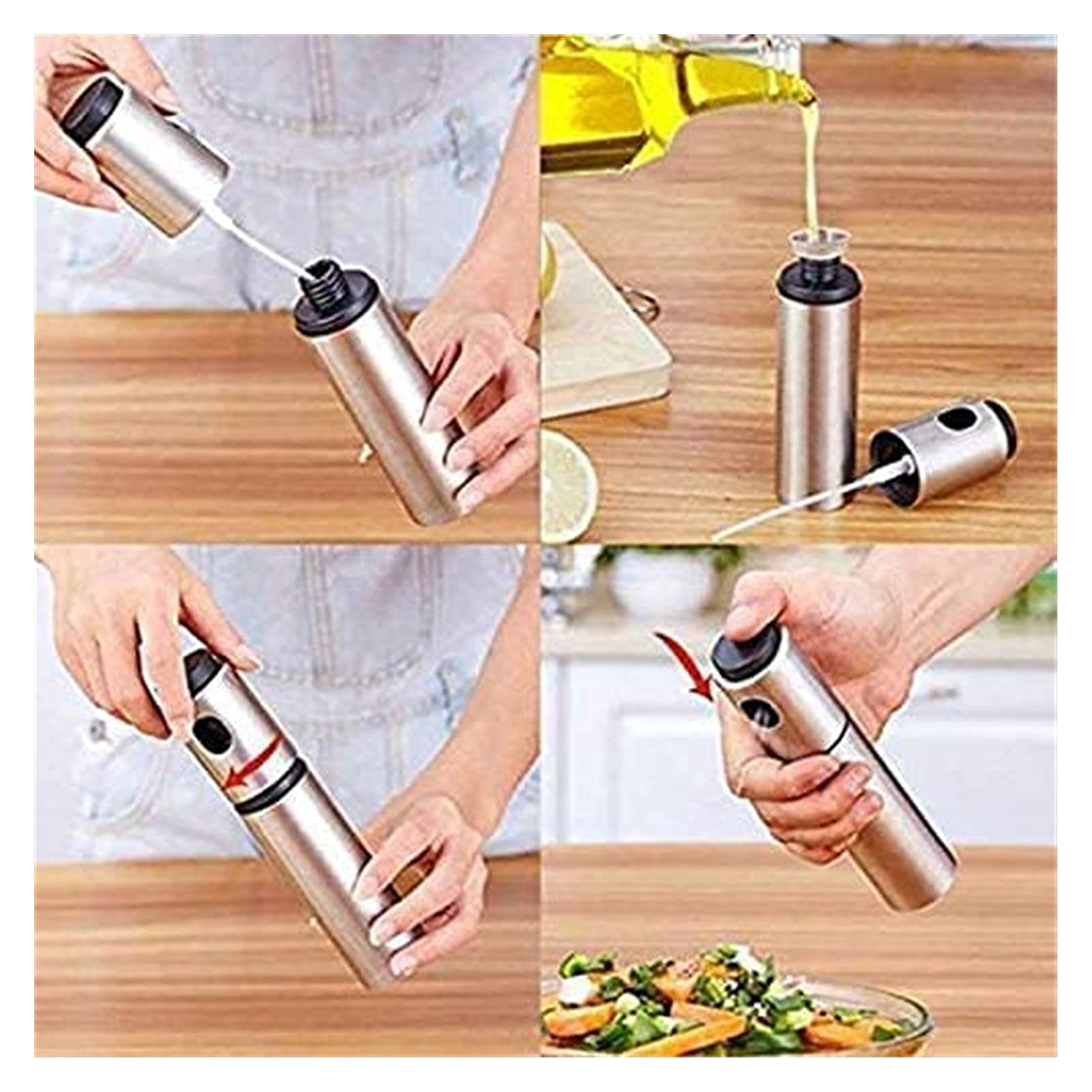 Premium Electric Salt and Pepper Grinder Set - Battery Operated Stainless Steel Mills with Adjustable Coarseness - Tall Power Shakers with Stand for Kitchen & Dining - Perfect for Cooking, BBQ, and Table Seasoning