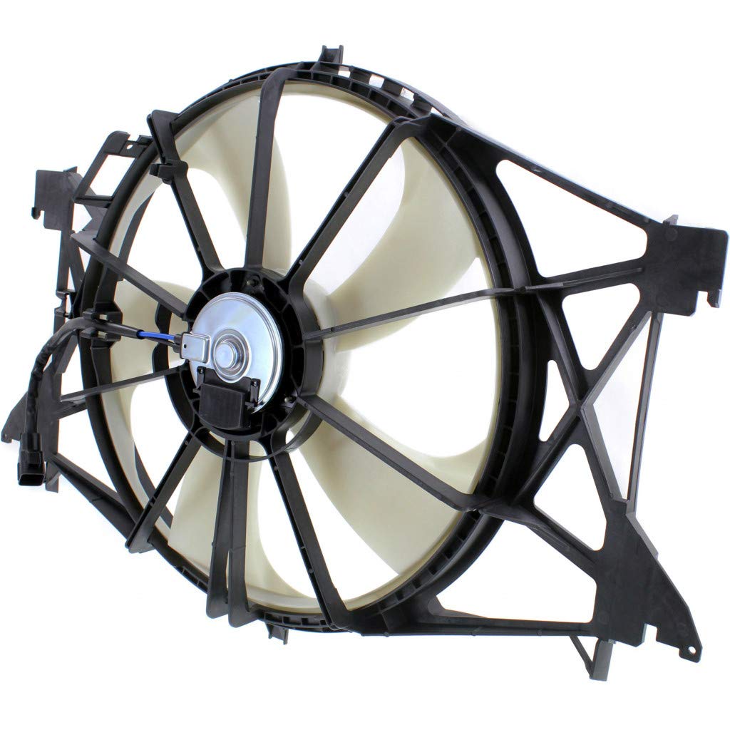 Dodge Ram 1500/2500 Cooling Fan Assembly Replacement 2009-2019 5.7L/6.4L V8 - Compatible with CH3115166 & 55056948AD - Perfect for Radiator and A/C Condenser Cooling System Upgrade