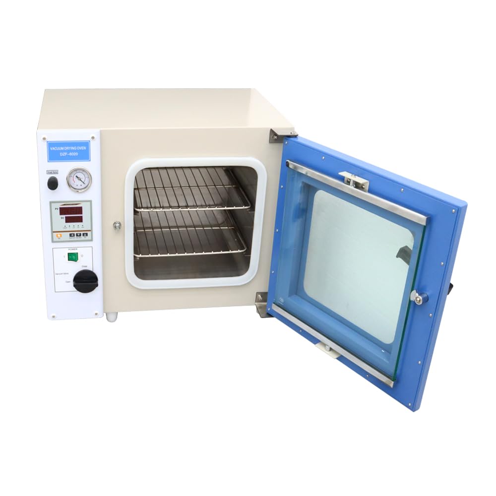 1.9 Cu Ft Digital Vacuum Drying Oven for Lab Use - 110V, 122-482°F Temperature Control | Heat Treat & Vacuum Drying Equipment for Laboratories, Research & Industrial Applications