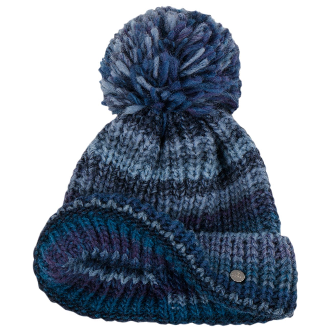 Lierys Finja Bobble Hat - Warm Winter Knit Beanie for Women & Men - Cozy Cable Knit Pom Pom Hat for Cold Weather - Perfect for Skiing, Snowboarding & Outdoor Activities