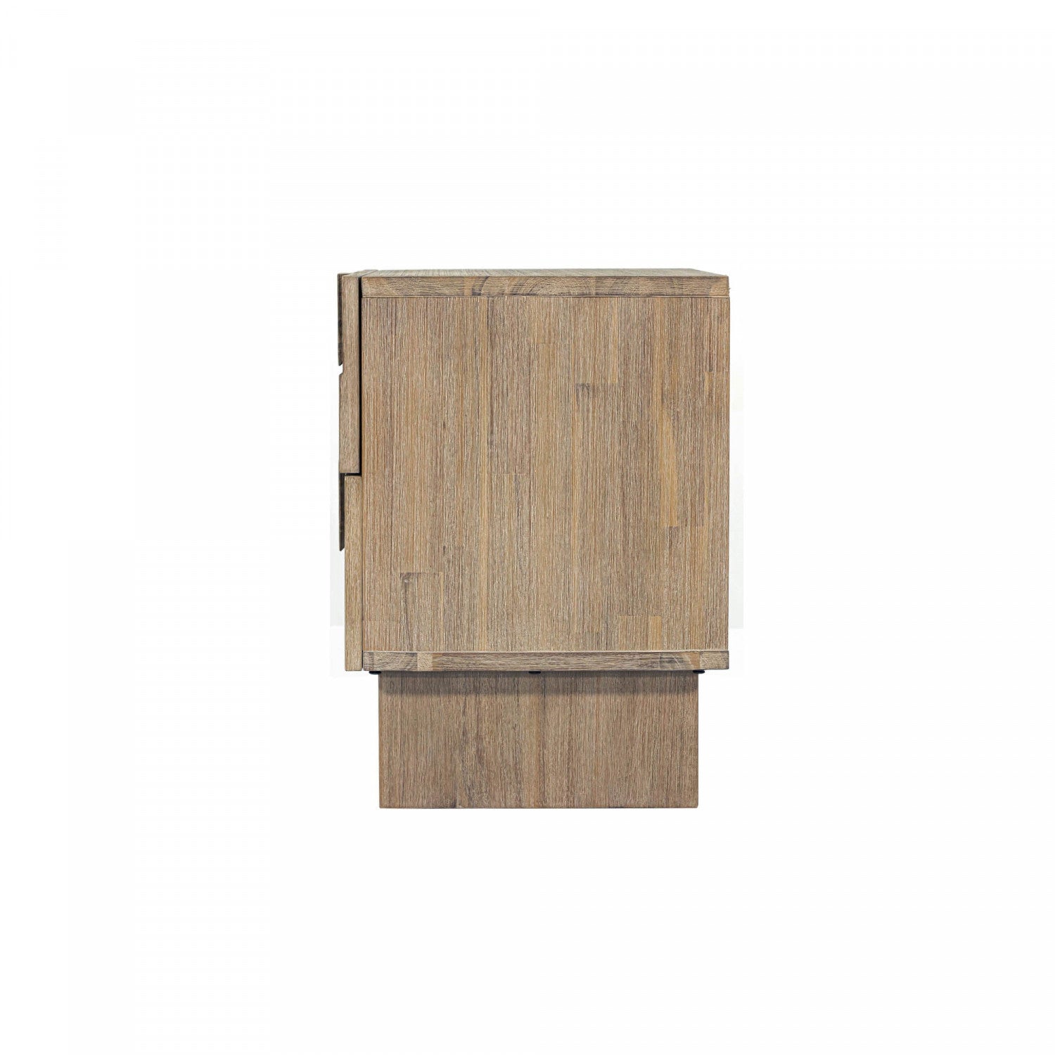 Brumont Brown Nightstand - Modern Bedside Table with Storage for Bedroom, Living Room & Office