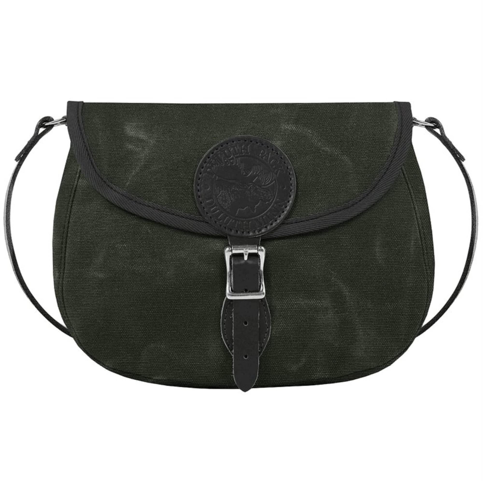 Duluth Pack Waxed Khaki Medium Standard Shell Purse - Waterproof Crossbody Bag for Women, Outdoor Adventures & Daily Commute