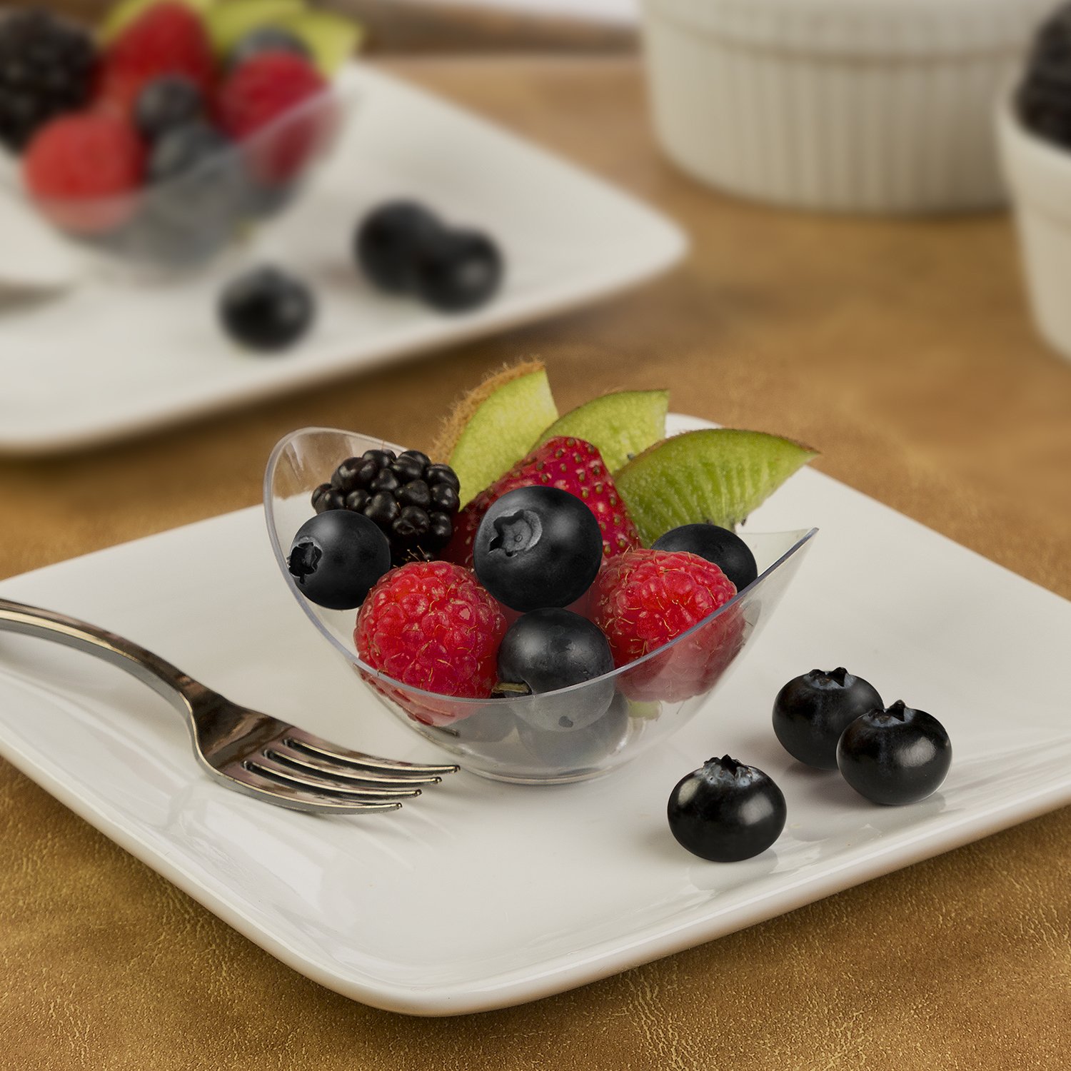 1200 Pack Clear Mini Plastic Oval Dishes - Party Essentials for Appetizers, Snacks & Catering | Bulk Disposable Serving Trays for Events, Weddings & Holidays