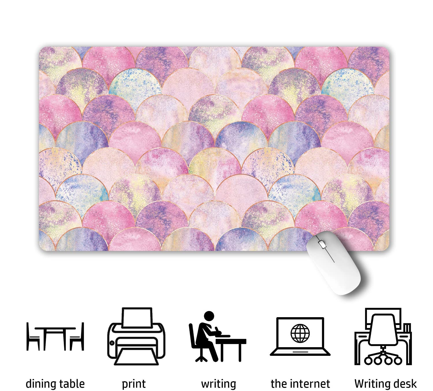 XXL Gaming Mouse Pad - Non-Slip Rubber Base for Office & Home