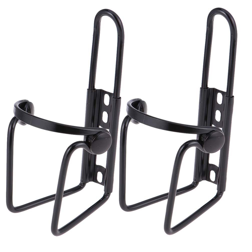 Wakauto 2-Pack Carbon Fiber Water Bottle Holder - Universal Bike & Motorcycle Mount, Stroller & Cycling Bottle Cage - Perfect for Road Bikes, Mountain Bikes & Outdoor Activities