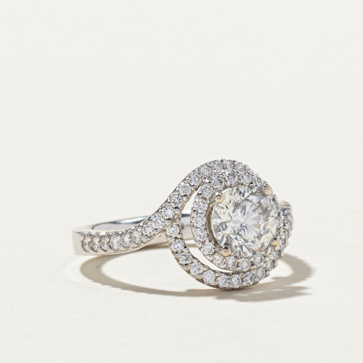 1.51ctw Diamond Double Halo Engagement Ring - Size 5.5 | Premium Wedding Band for Proposals & Anniversaries | Sparkling Bridal Jewelry Gift