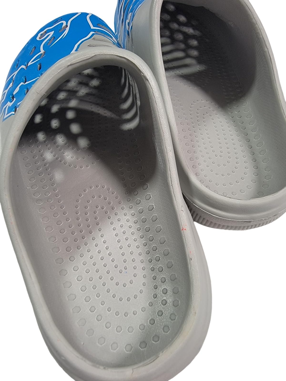 FOCO NFL Men's Big Splash Team Logo Solid Clogs - Comfortable Waterproof Slip-On Shoes for Pool, Beach, and Outdoor Activities