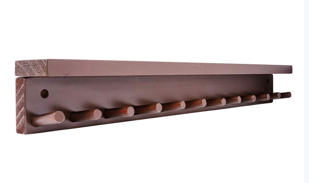 11-Slot Heavy Duty Baseball/Softball Bat Wall Rack with 6-Ball Storage - Trophy & Award Display Organizer for Sports Equipment - Perfect for Garage, Clubhouse, or Training Facility Organization