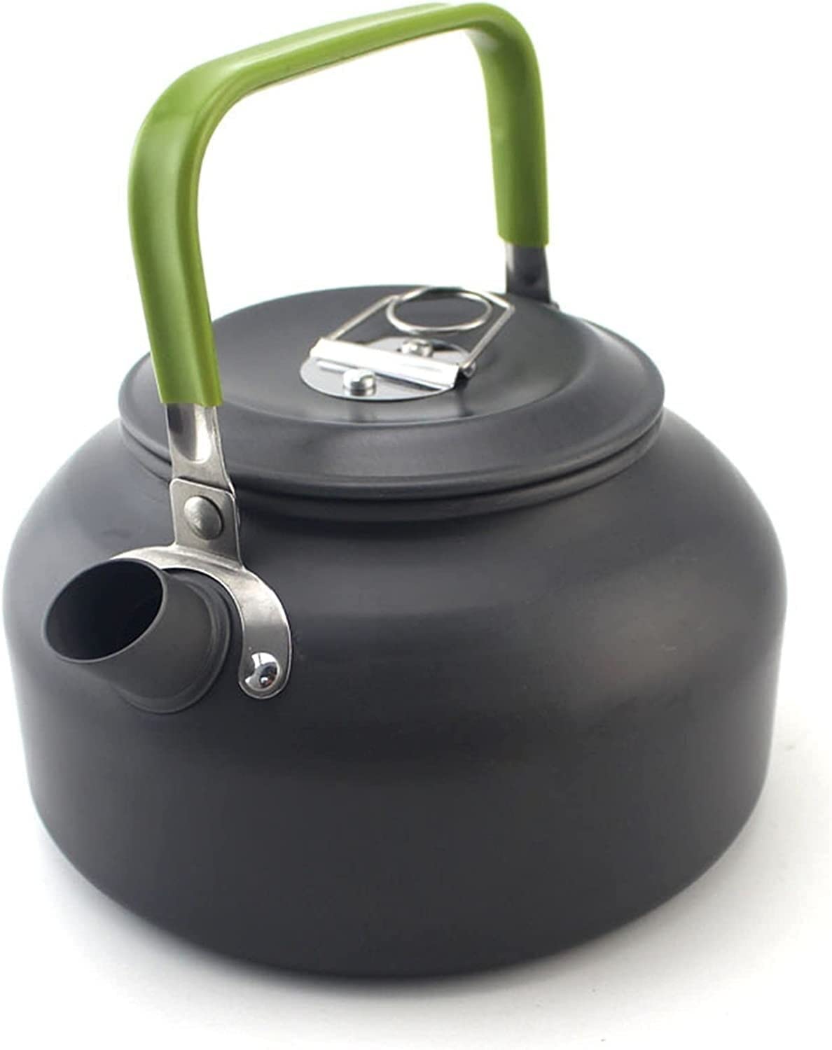 Eastbon 0.8L Camping Tea Kettle - Lightweight Alloy Outdoor Coffee Pot & Teapot for Hiking, Backpacking, and Picnics - Perfect for Boiling Water & Brewing Tea on Camping Trips