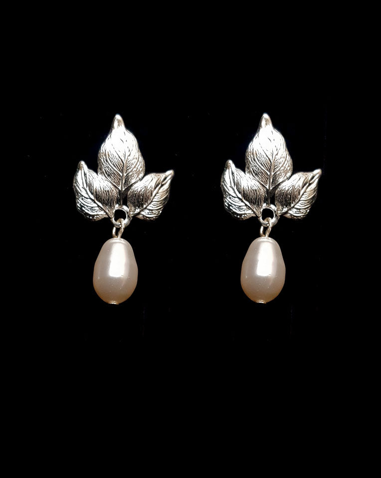 Elegant Fiorentina Pearl Drop Bridal Earrings by Stephanie Browne – Perfect for Weddings, Prom & Special Occasions