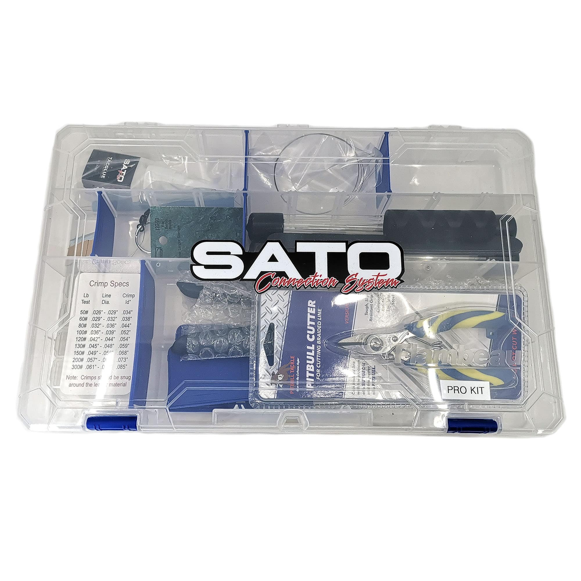 Sato Inline Rigging Crimp Kits - Professional Fishing & Marine Wire Rope Crimping Tool Set for Saltwater & Freshwater Anglers - Perfect for Boat Rigging, Sail Repair, and DIY Projects