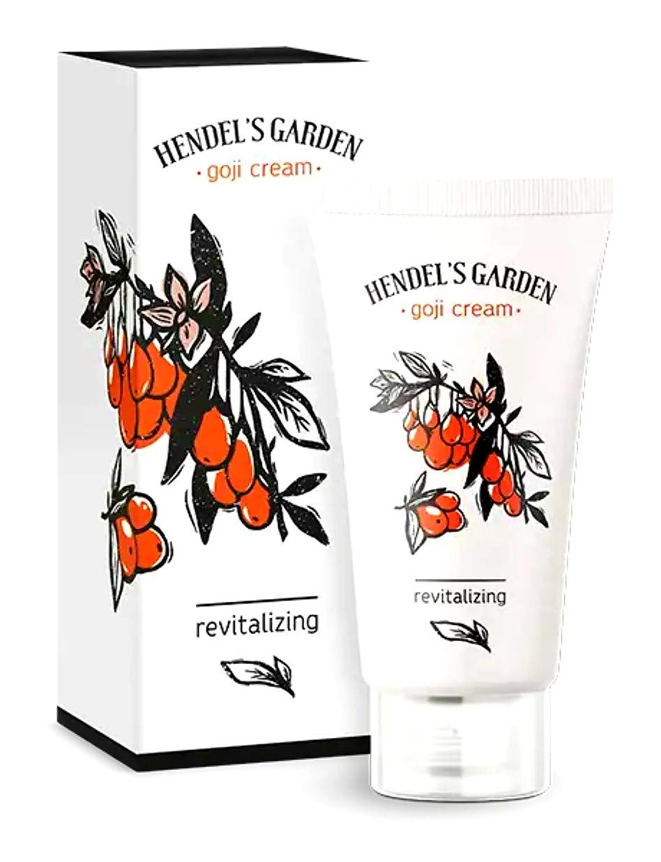 HENDEL'S GARDEN 3 Tubes Anti-Wrinkle Goji Berry Face Cream - Natural Anti-Aging Moisturizer for Women & Men - Reduce Fine Lines & Wrinkles - Perfect for Night Care & Daily Skincare Routine