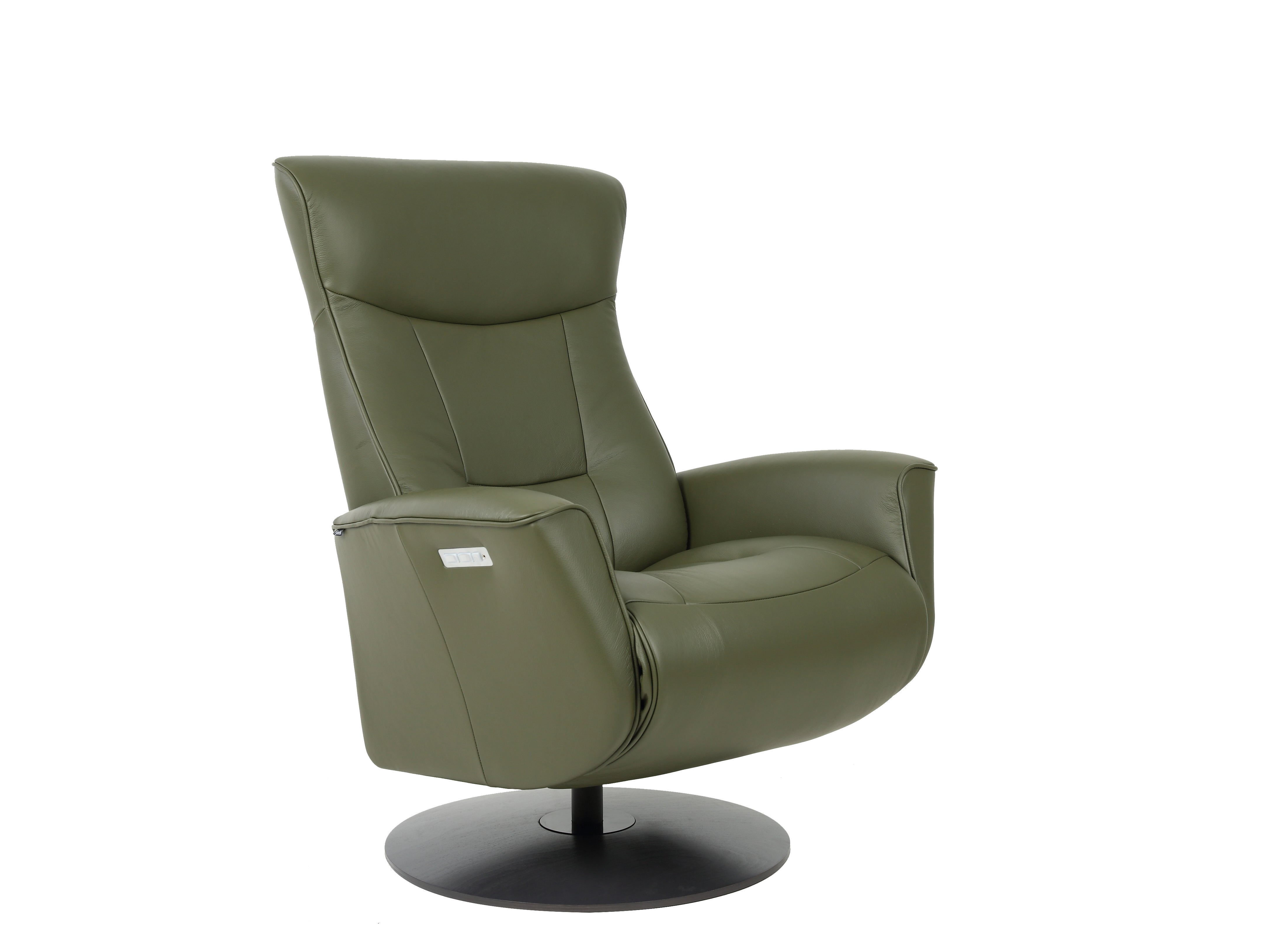 FJORDS Oskar Power Reclining Chair with USB Charging & Built-in Battery - Modern Recliner for Living Room, Home Theater & Office Comfort