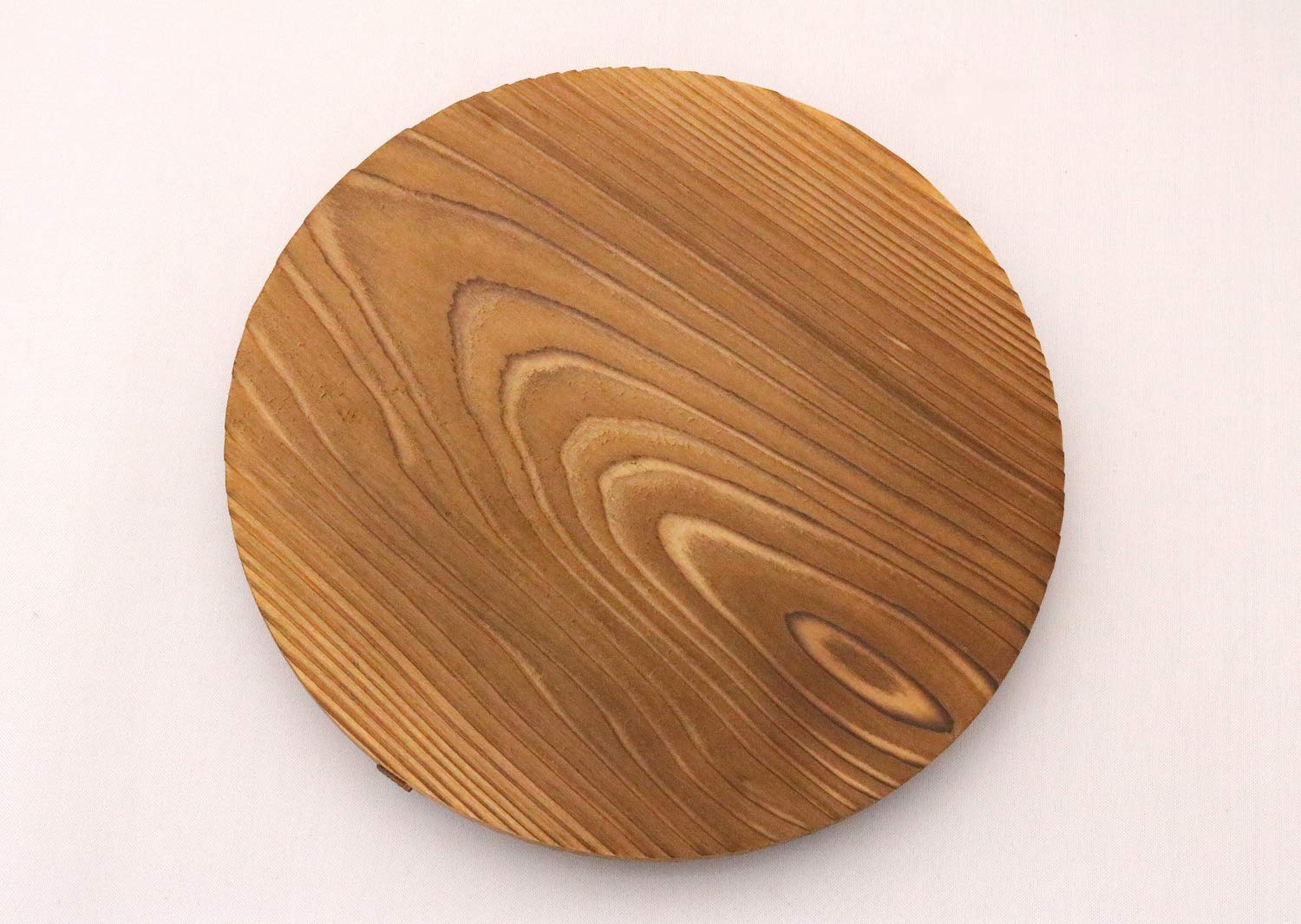 Ichihara Woodworking 2284 Cedar Pot Lid - 12 Inches (30.5 cm) Natural Wood Cooking Lid for Dutch Ovens, Soup Pots & Stews - Durable & Heat-Resistant Kitchen Accessory