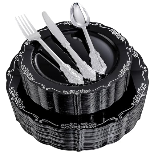 D Black Silver