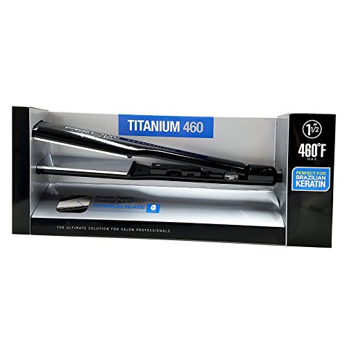 RED Kiss Titanium Flat Iron 1.5 Inch - Professional Hair Straightener for Smooth & Shiny Hair - Perfect for Home & Salon Use