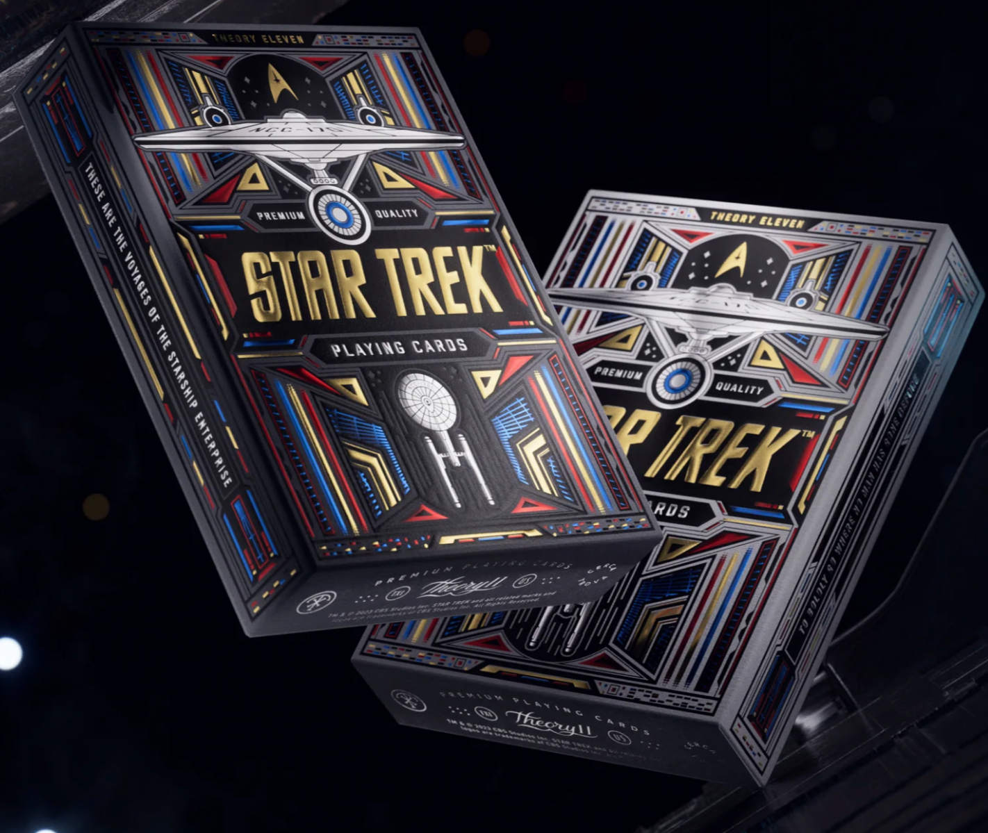 Star Trek Themed Playing Cards by Theory11 - Premium Collectible Deck for Card Games, Magic Tricks, and Gift Giving - Perfect for Trekkies and Card Enthusiasts