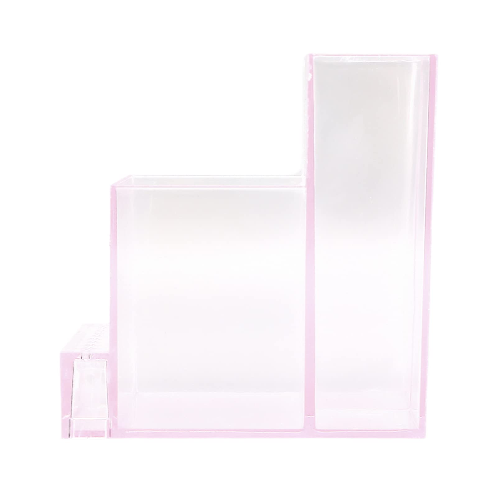 **Pink Nail Drill Bits Holder & Organizer - Storage Box for Manicure Tools, Nail Drill Bits Stand, and Polishing Heads Display Case - Perfect for Salon, Home, or Travel Use**