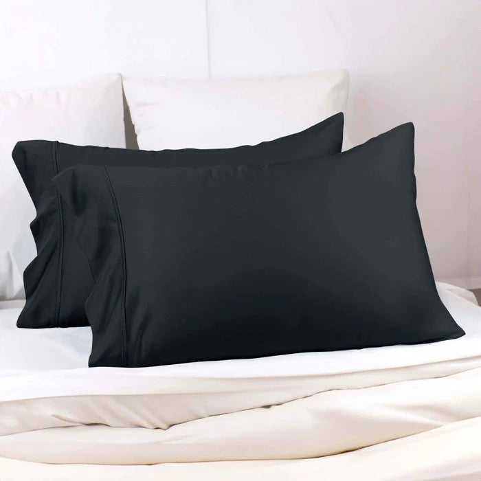 300 Thread Count Modal Beechwood Pillowcase Set - 2 Piece Soft & Breathable Bedding for a Comfortable Night's Sleep - Perfect for Home, Hotel, and Travel Use