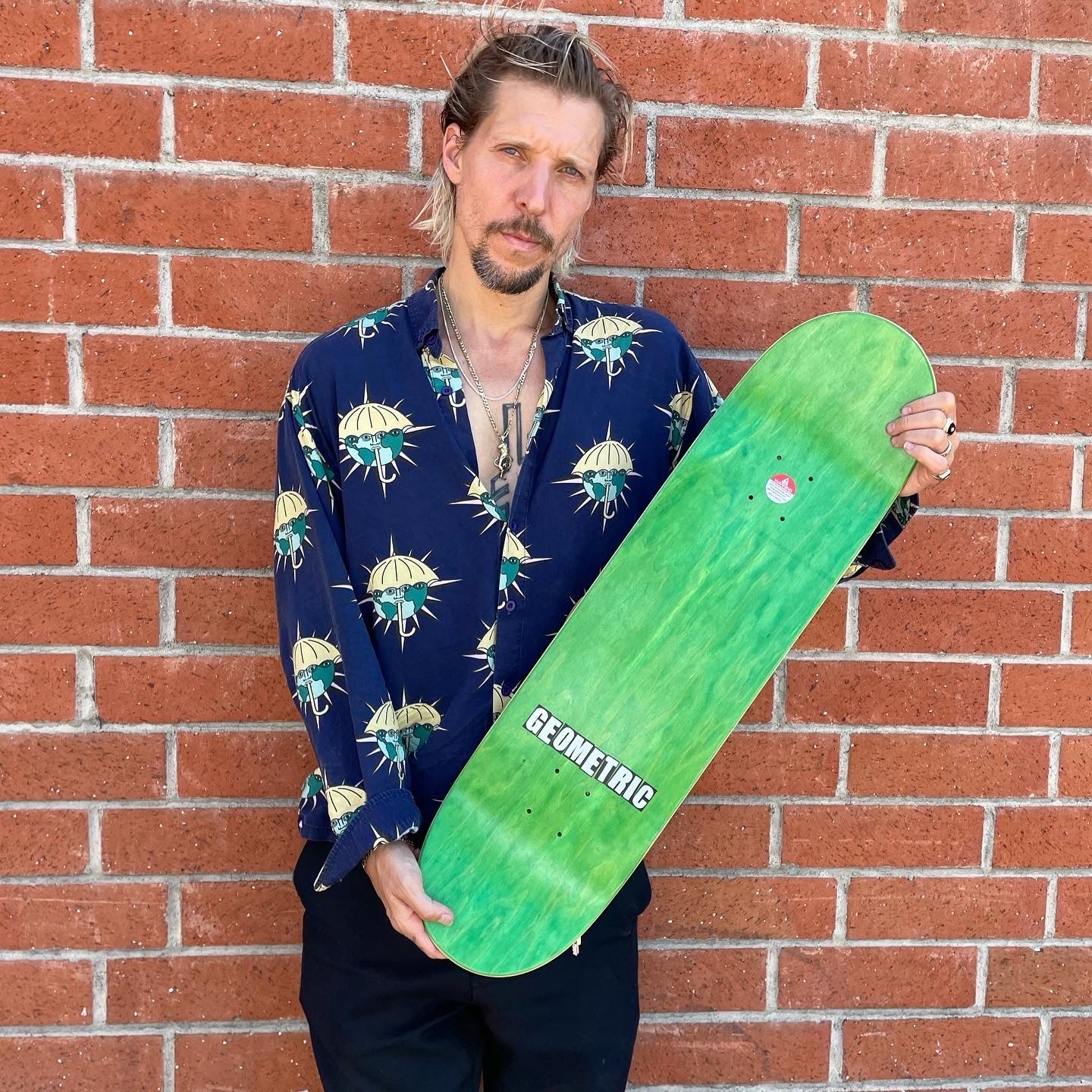 Geometric X Baker Cheetah Skateboard Deck (8.0