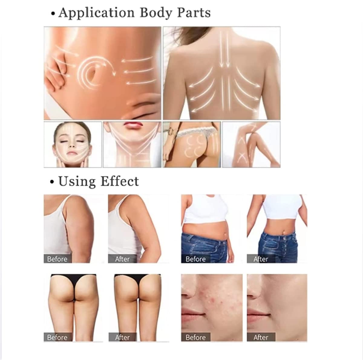 Portable 3-in-1 Cavitation Machine for Body Slimming & Skin Sculpting - Face, Waist, Thigh & Buttock Fat Reduction | Home Spa & Beauty Salon Use