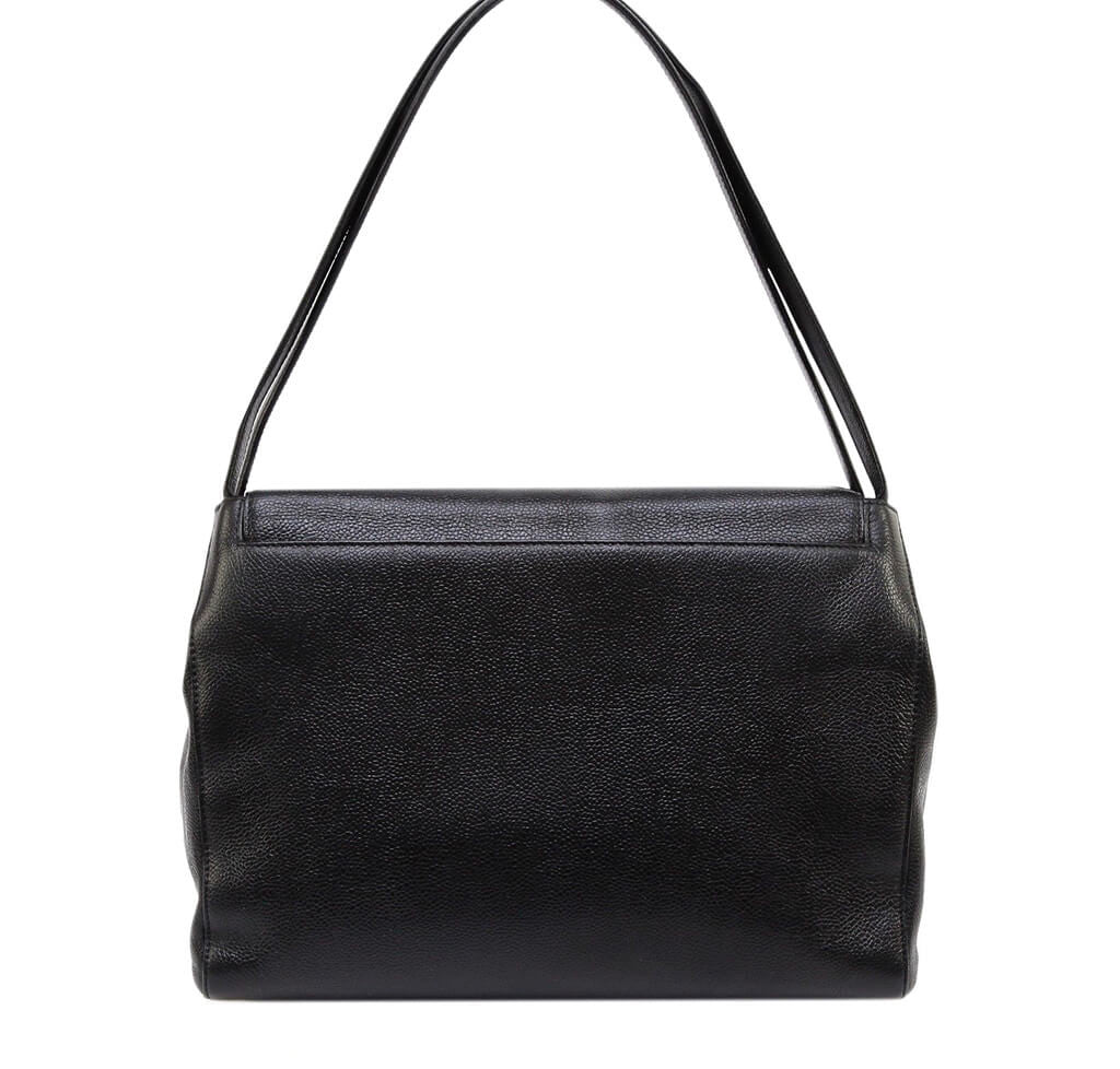 Chanel Classic Flap Bag Black Caviar Leather with Gold Hardware - Luxury Designer Handbag for Women, Perfect for Evening Events & Special Occasions