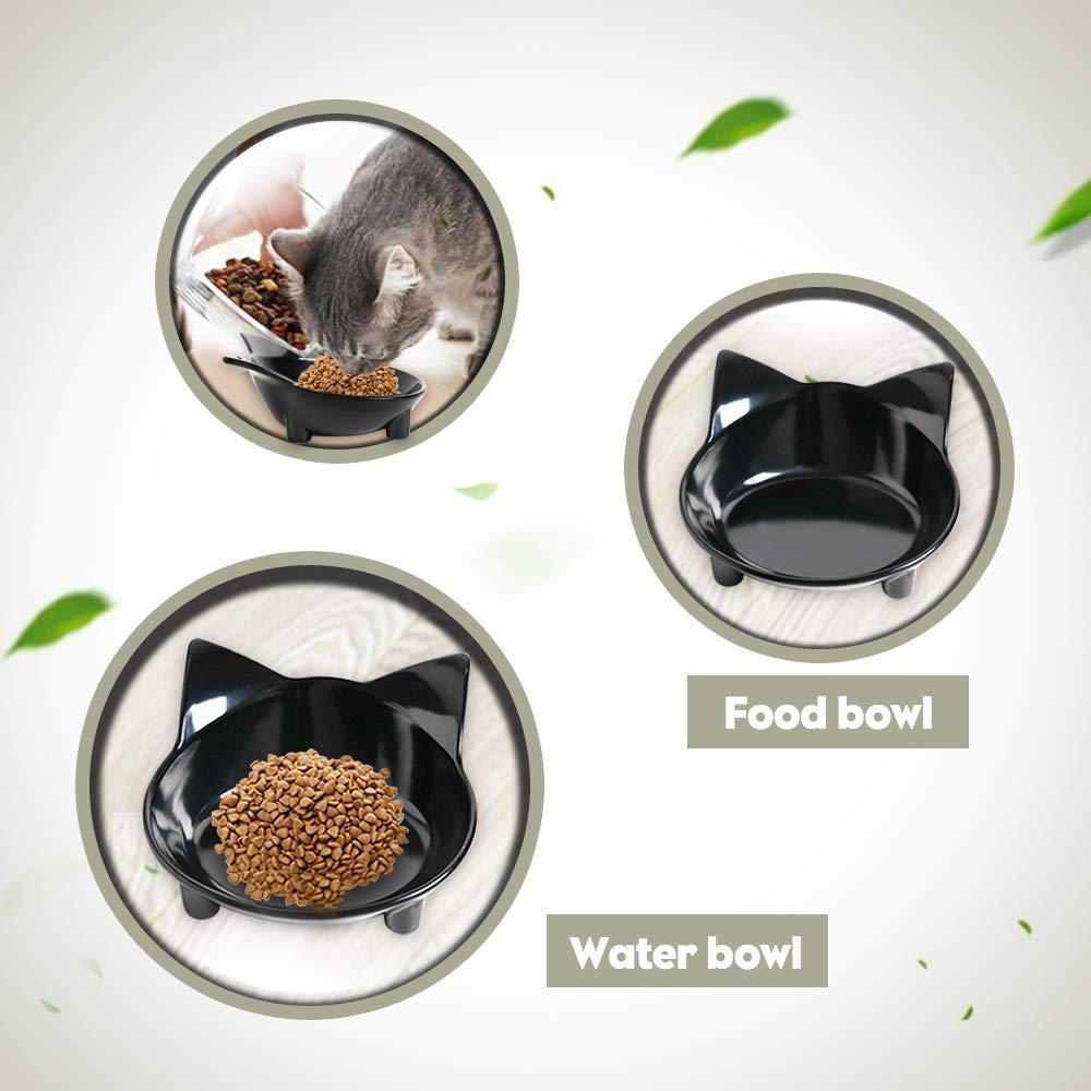 Skrtuan Non-Slip Pet Bowl - Wide Shallow Dog & Cat Food Dish for Whisker Fatigue Relief, Safe Food-Grade for Puppies, Kittens & Rabbits - Perfect for Mealtime Comfort at Home or Travel