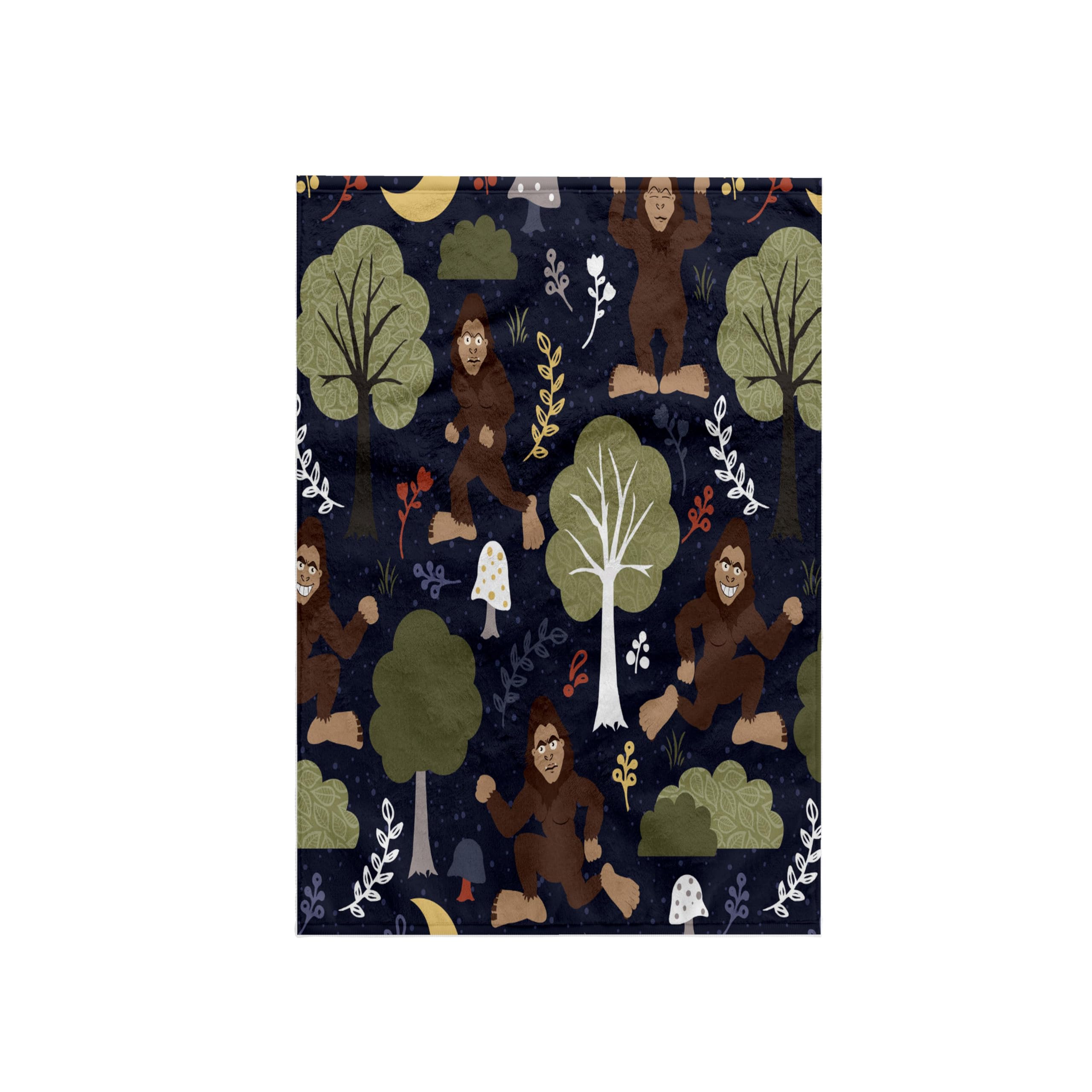 3D Rose Bigfoot's Escape Novelty Hand Towel - 15x22 Inches, Soft & Absorbent Bathroom & Kitchen Towel for Home Decor, Gifts, Camping & Outdoor Adventures