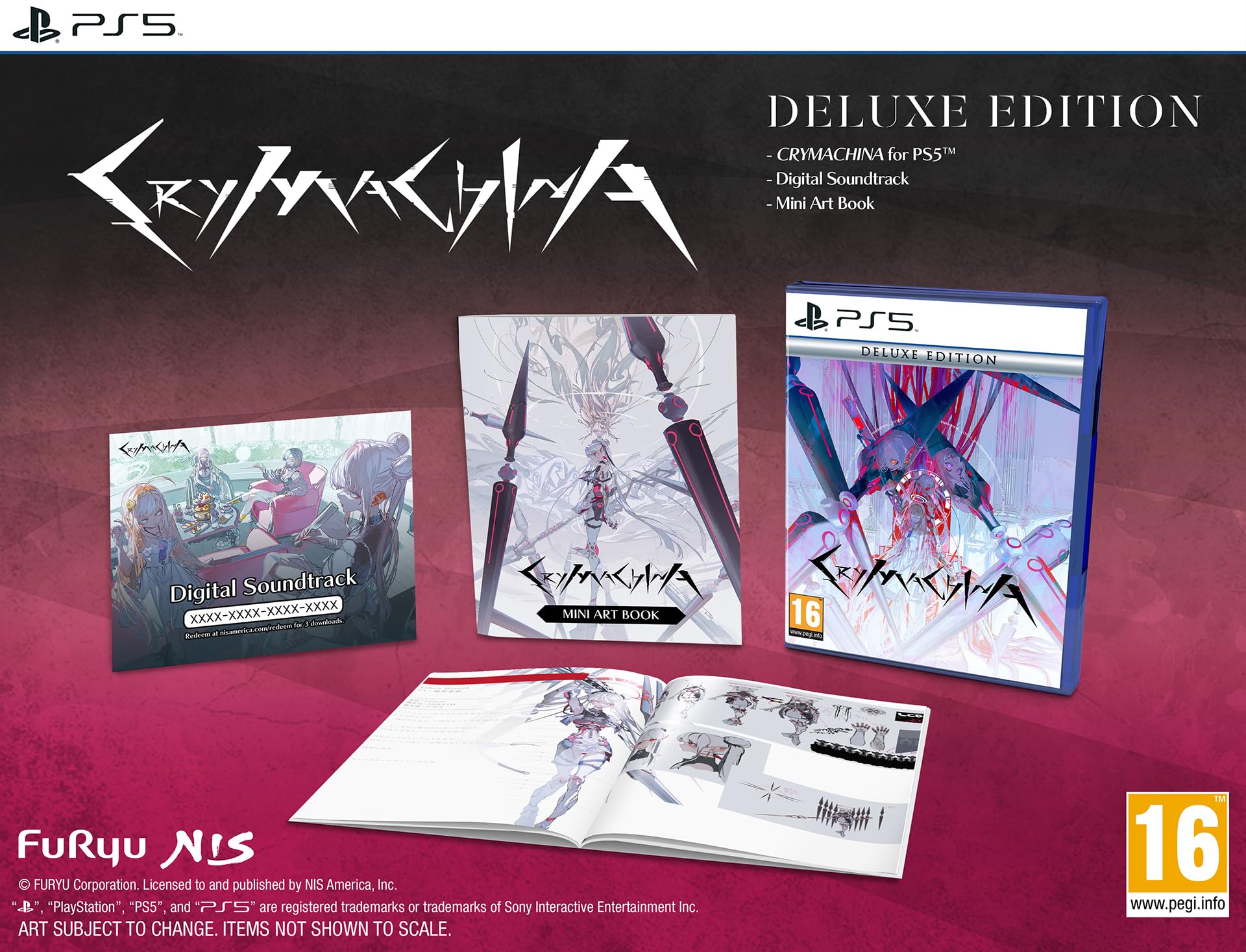 CRYMACHINA - Deluxe Edition for PlayStation 5 (PS5) | Action RPG Game with Bonus Content | Perfect for Anime Fans and Sci-Fi Gaming Enthusiasts