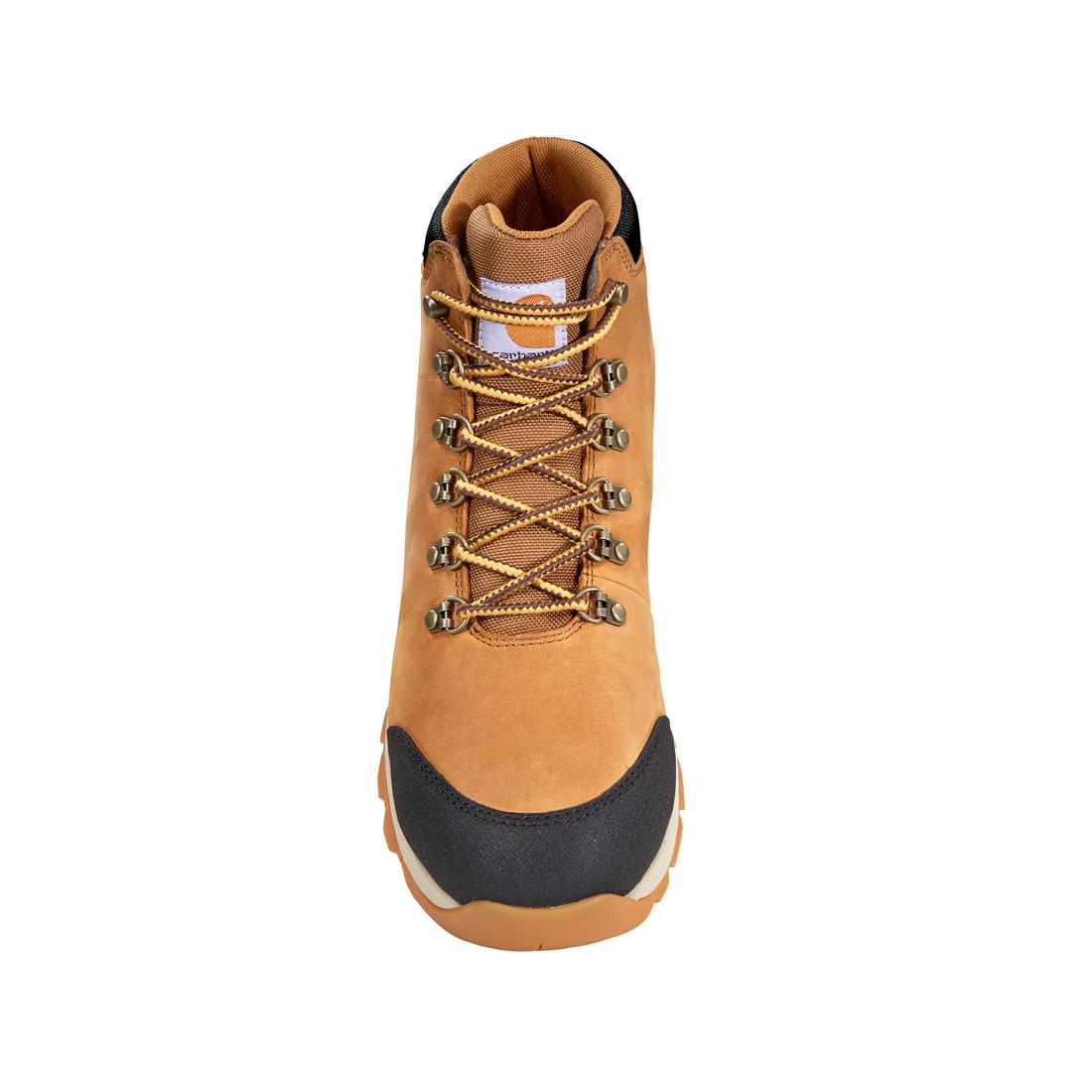 **Gilmore 5 Inch Soft Toe Waterproof Work Boots for Men - Light Brown - Comfortable & Durable for Construction, Hiking & Outdoor Activities**