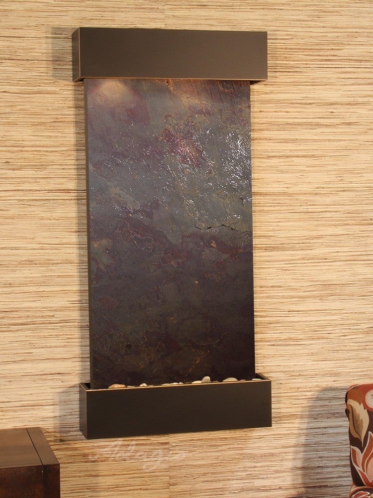 Adagio Whispering Creek Blackened Copper Multi-Color Featherstone WCS1514 - Premium Decorative Wall Panel for Living Room, Bedroom & Office Decor