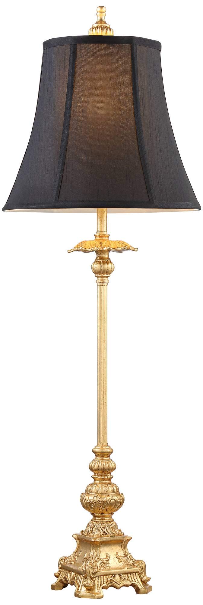 Regency Hill Juliette Traditional French Country Buffet Table Lamps - 36.5