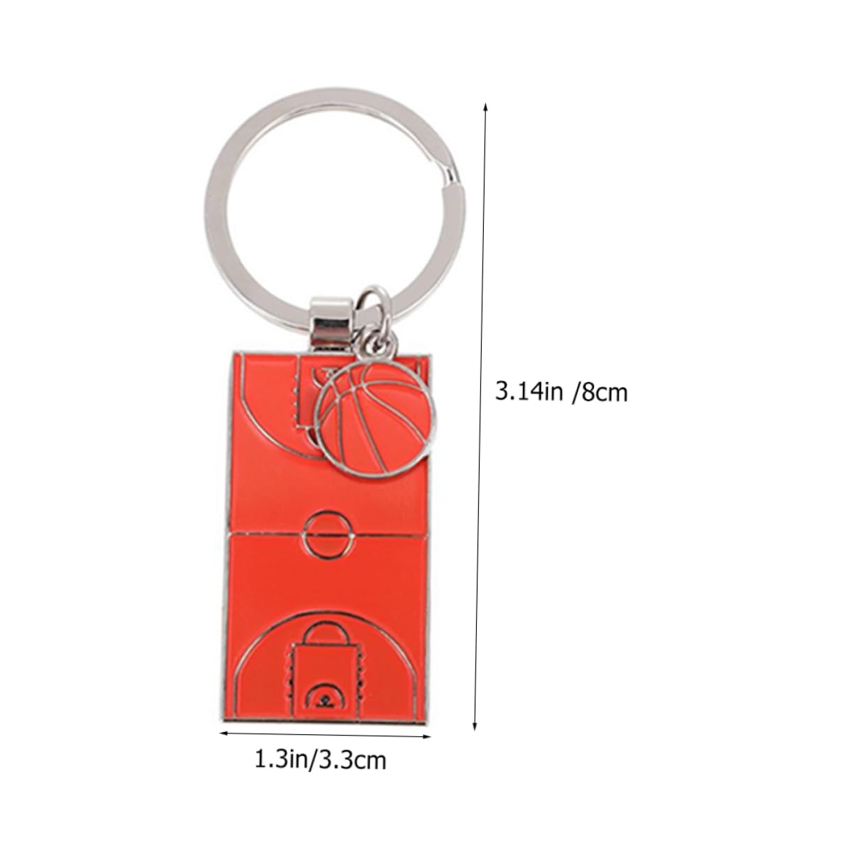 VALICLUD 24 Pcs Sports Keychain Set - Football & Basketball Key Rings for Fans - Durable Zinc Alloy Keychains - Perfect Gift for Sports Enthusiasts - Great for Game Days, Team Spirit & Everyday Carry