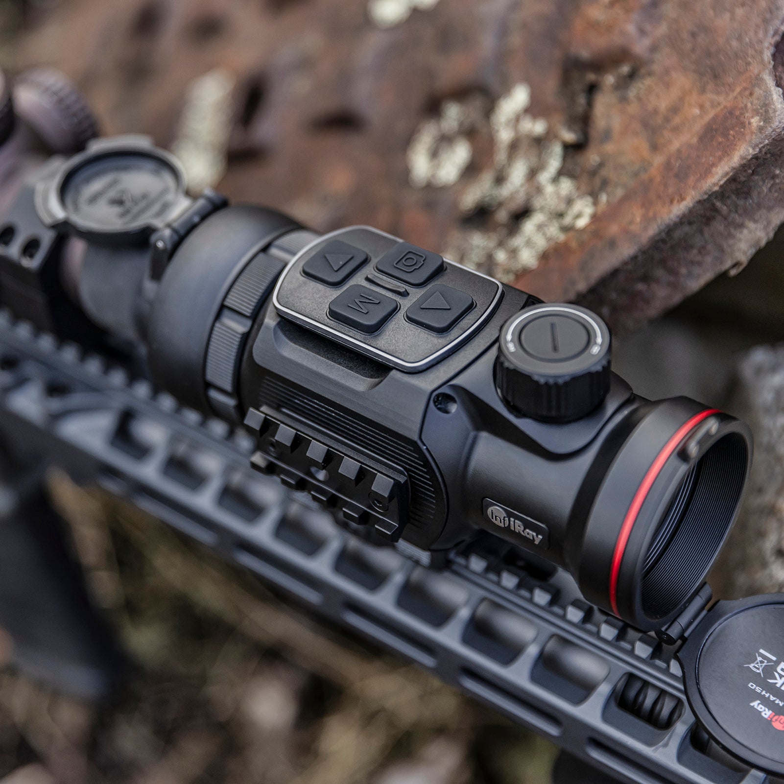 iRay Mate MAH50 Clip-On Thermal Monocular - 50mm Lens, 2400 Yard Detection Range for Hunting, Wildlife Observation & Outdoor Adventures